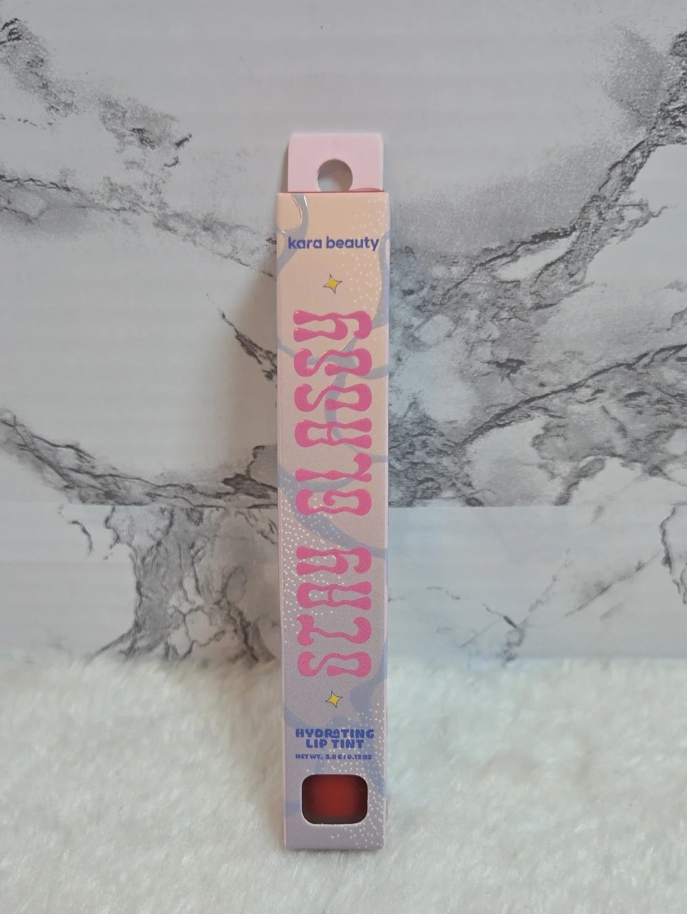 Kara Beauty Stay Glassy Hydrating Lip Tint Rose Shock NWT